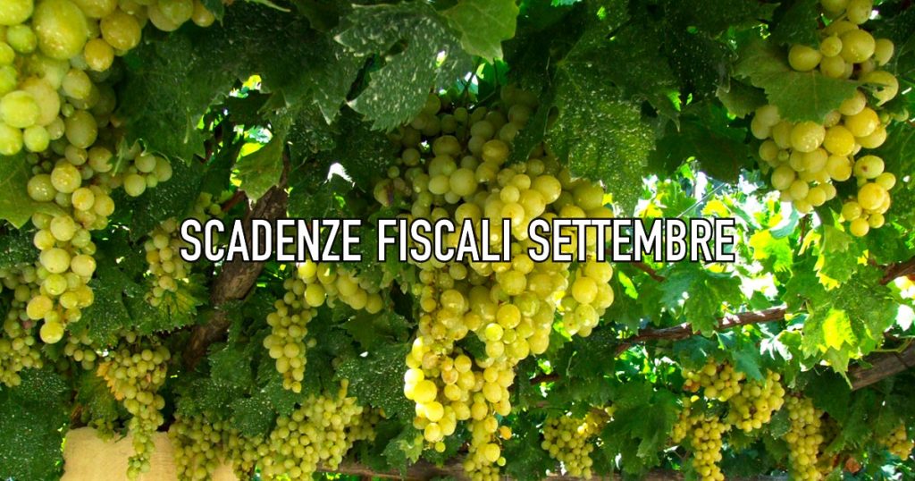 scadenze fiscali settembre 2021