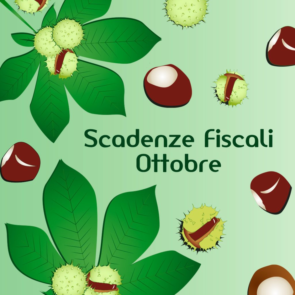 Scadenze fiscali di Ottobre 2022