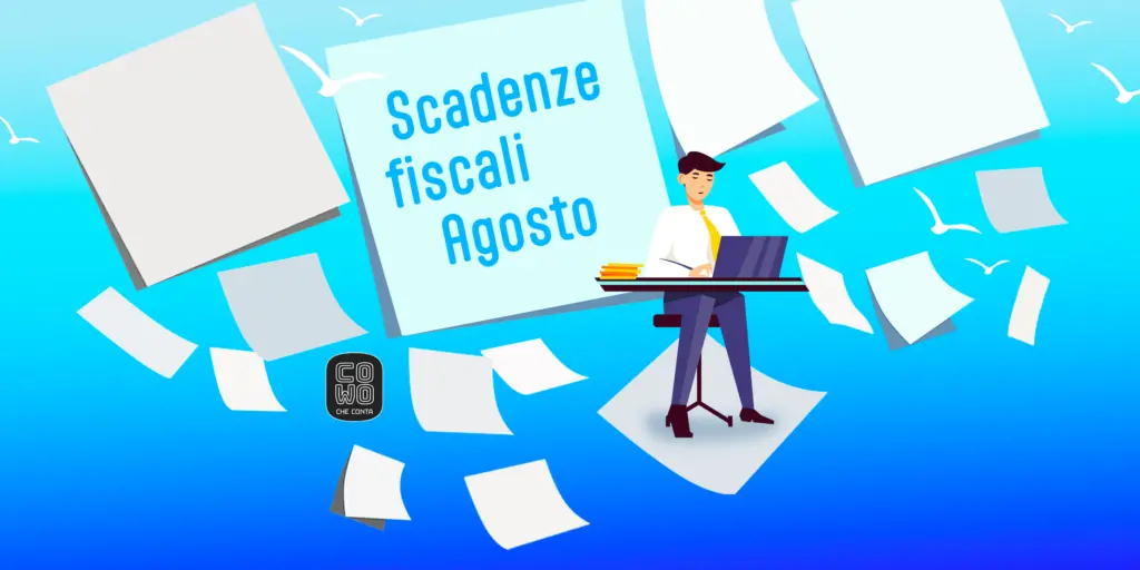 Calendario delle scadenze fiscali di agosto 2026