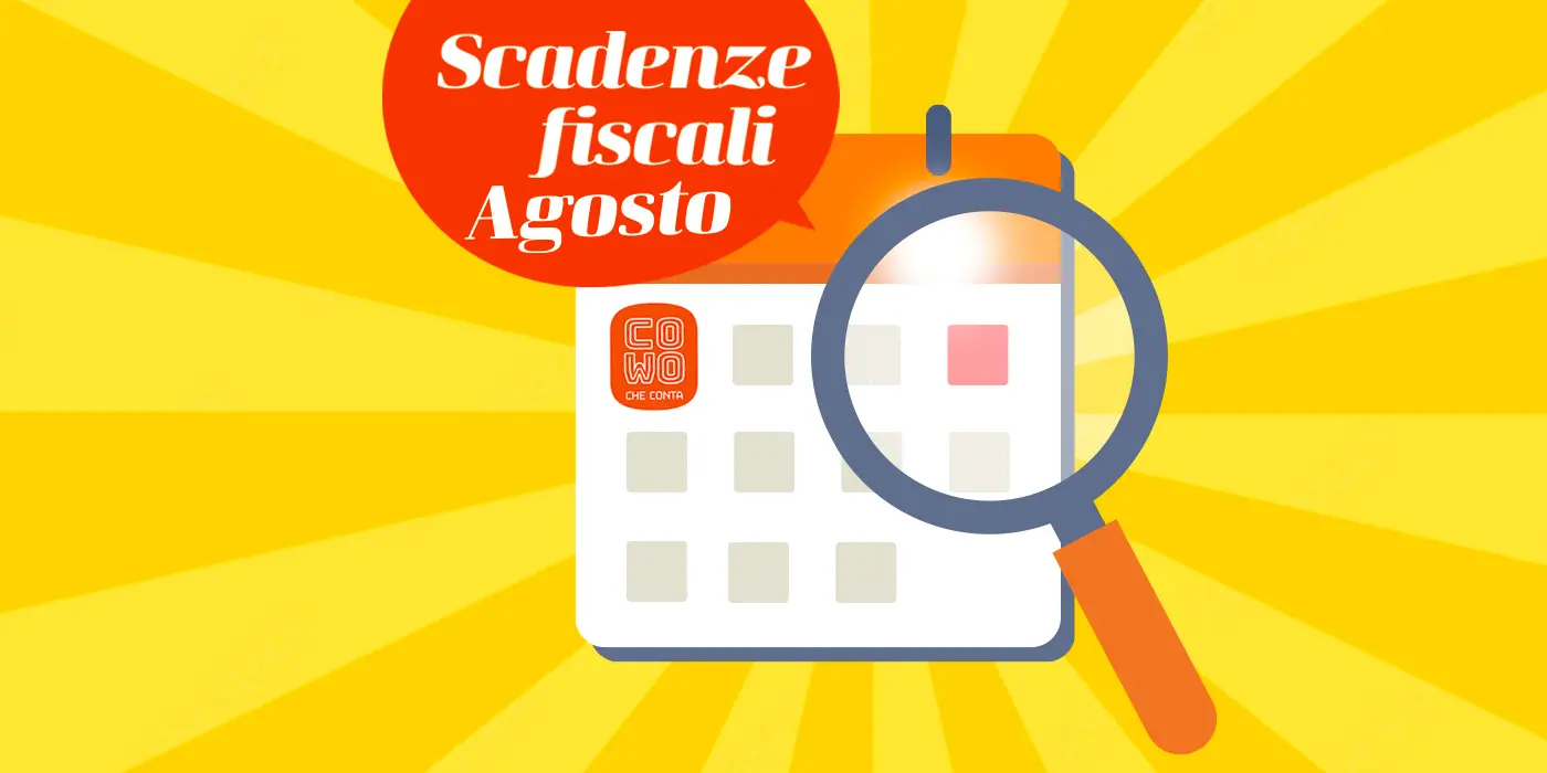 Scadenze fiscali di agosto 2025