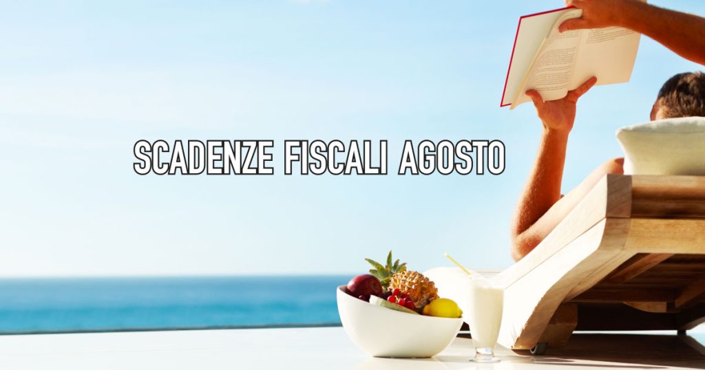 Le scadernze fiscali di Agosto, da CowoCheConta Milano