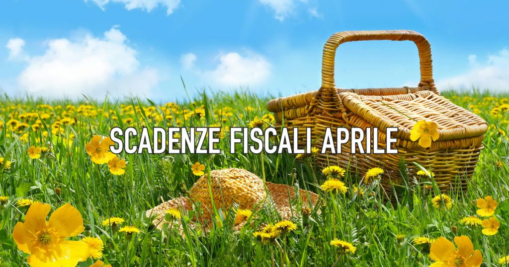 Scadenze aprile 2019