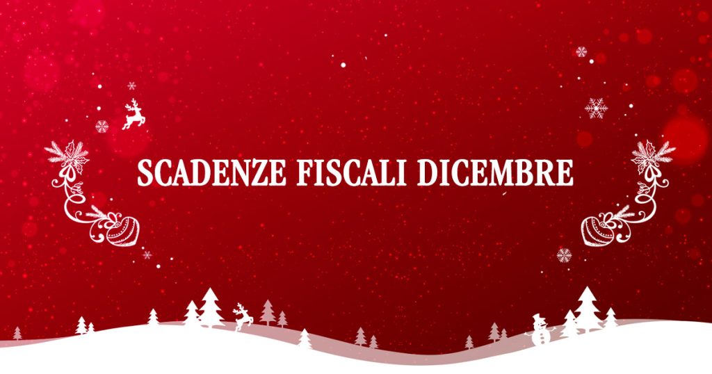 scadenze fiscali dicembre 2021