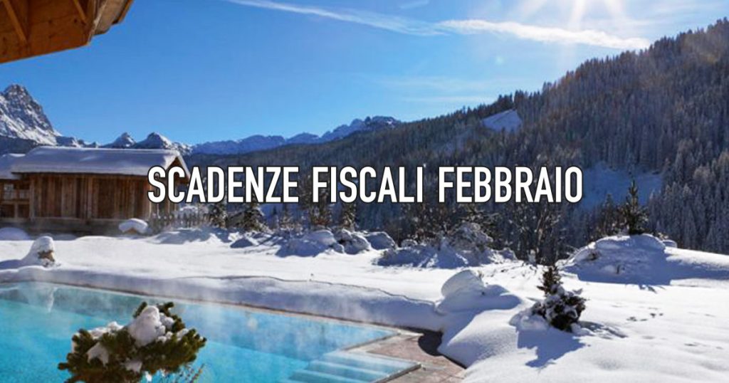 Scadenze fiscali febbraio 2019