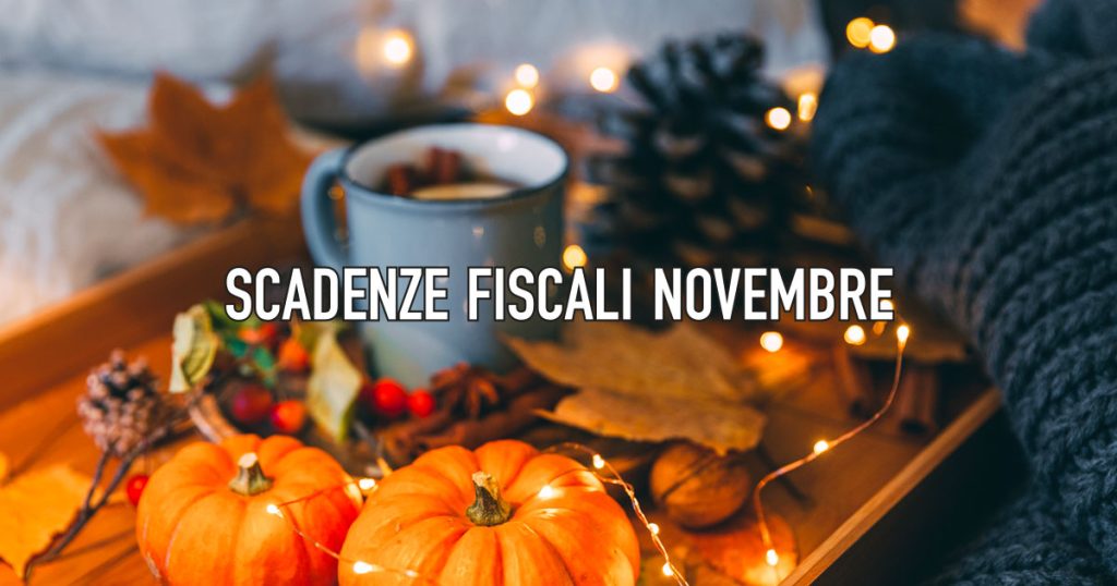 scadenze fiscali novembre 2021