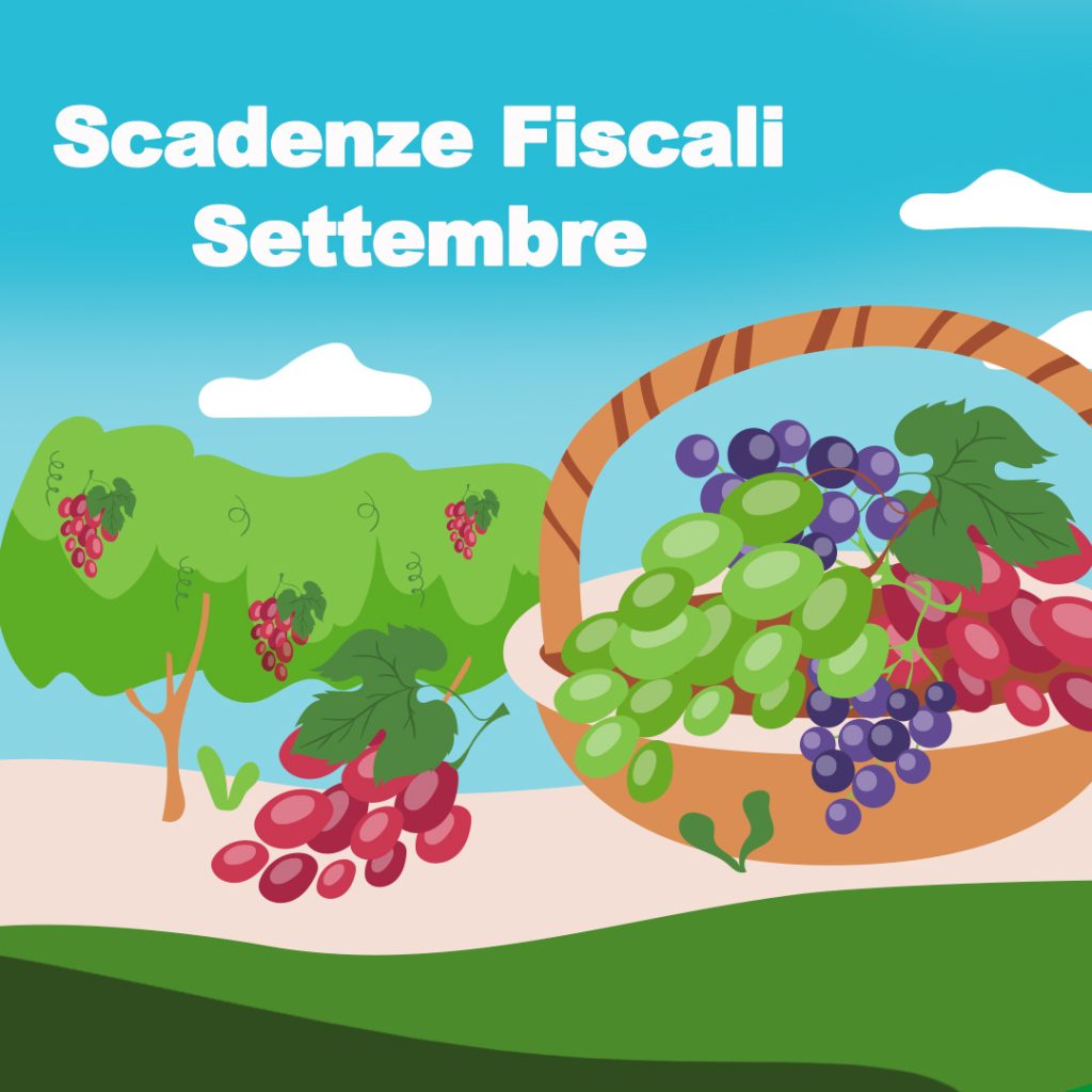 Scadenze fiscali settembre 2022